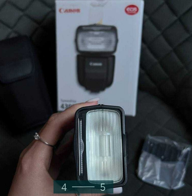 Вспышка: Canon Speedlite 430EX III RT. Киев - изображение 4