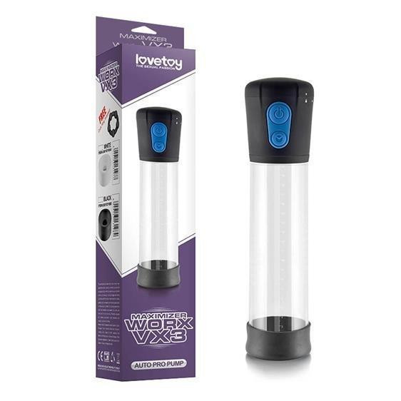 Вакуумна помпа - Maximizer Worx VX3 Auto Pro Pump Black Sex Aura Київ - фото 1