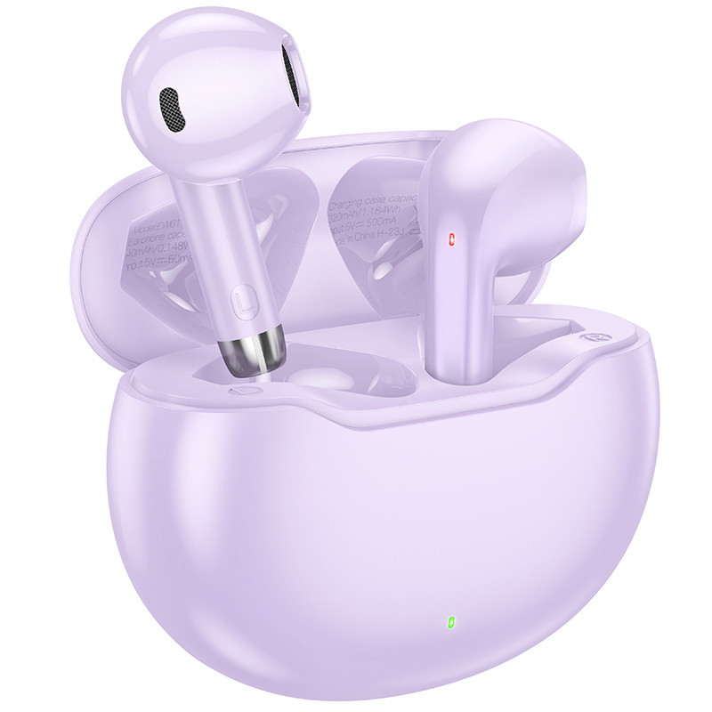 Бездротові навушники HOCO EW61 June true wireless BT headset Purple Київ - фото 6