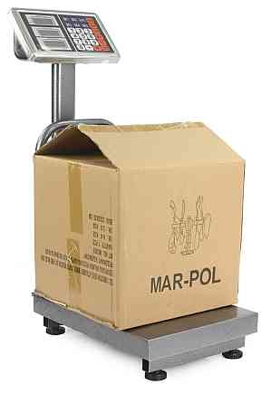 Електронні ваги платформні до 150 кг складські Mar-Pol (M90165) Нововолинськ