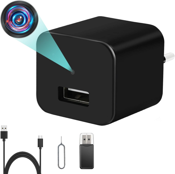 Мини-камера LXMIMI ZR01 Full HD 1080P в USB-адаптере, датчик движения, циклическая запись, microSD до 128 ГБ Киев