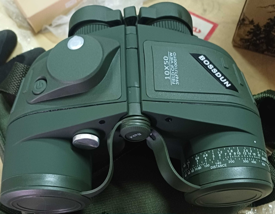 Бінокль BOSTRON 10х50 з сіткою та підсвічуванням компаса Київ - фото 4