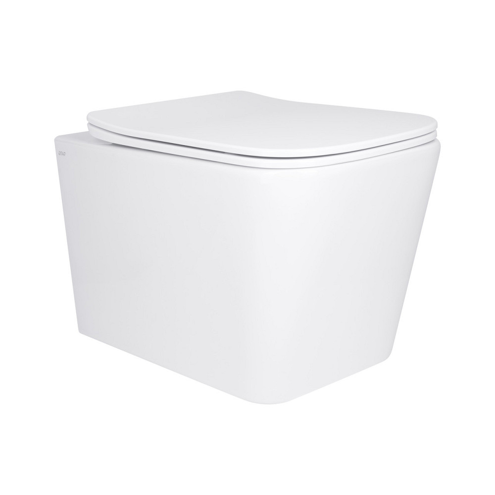 Унитаз подвесной Qtap Tern Ultra Quiet с сиденьем с сиденьем Soft-Close WHITE QT17332303AW Киев - изображение 1