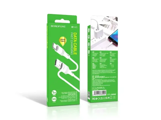 Кабель USB - Type-C Borofone BX43 CoolJoy 1M Київ