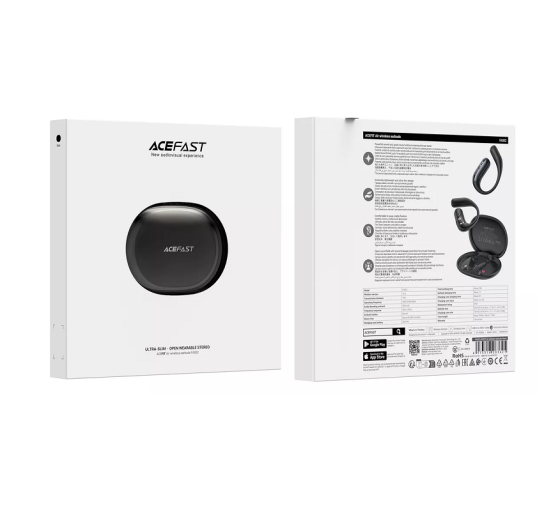 Бездротові навушники ACEFAST FA002 ACEFIT Air wireless earbuds Black Одеса