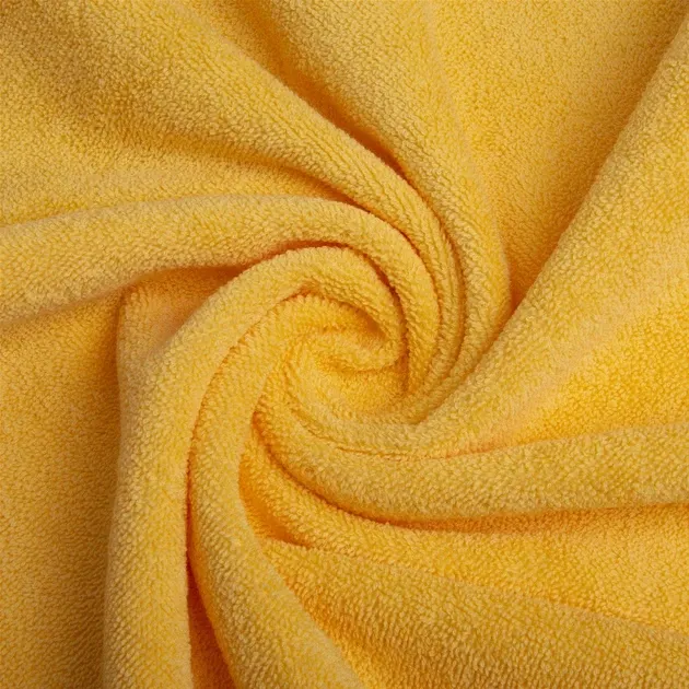 Комплект махровых полотенец Ideal Textile с бордюром 2 шт (50х90см + 70х140см) Жовтий Черновцы - изображение 9