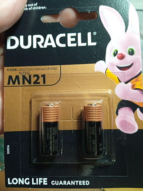 Батарейки Duracell 23A 12V Alkaline - лужні високовольтні батареї 2 шт. Харків - фото 3