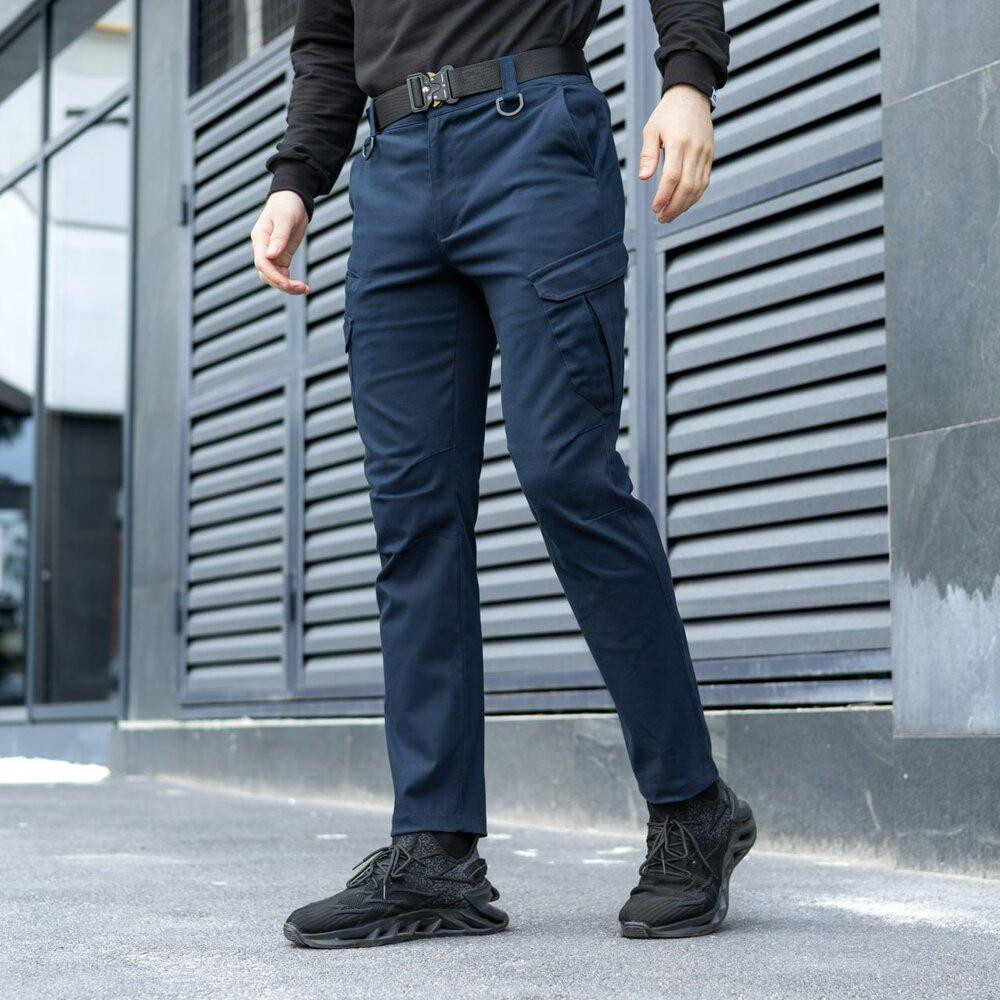 Штани тактичні темно-сині чоловічі M Pobedov Tactical V2 Київ - фото 1