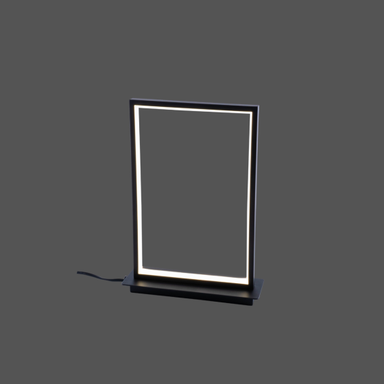 Настільна лампа світлодіодна акрилова VALESO 22801TL BK чорна Коломия