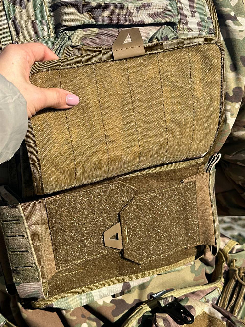 Тактична плитоноска yakeda мультикам зі швидким скиданням якеда  плитоноска з рпс Yakeda  з підсумками   WAR Львів - фото 10