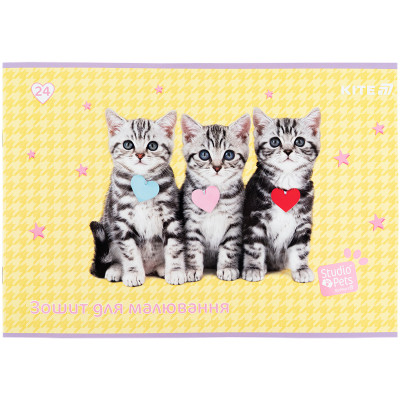 Альбом для рисования Kite Studio Pets, 24 листа (SP25-242) Винница - изображение 7
