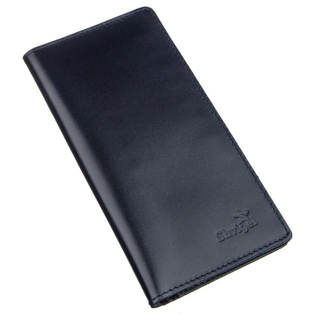 Вертикальне портмоне SHVIGEL 13993 Синє Київ - фото 1