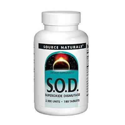 Антиоксидант Source Naturals СОД Ферменти 235 мг, SOD, 180 таблеток (SN0613) Вінниця