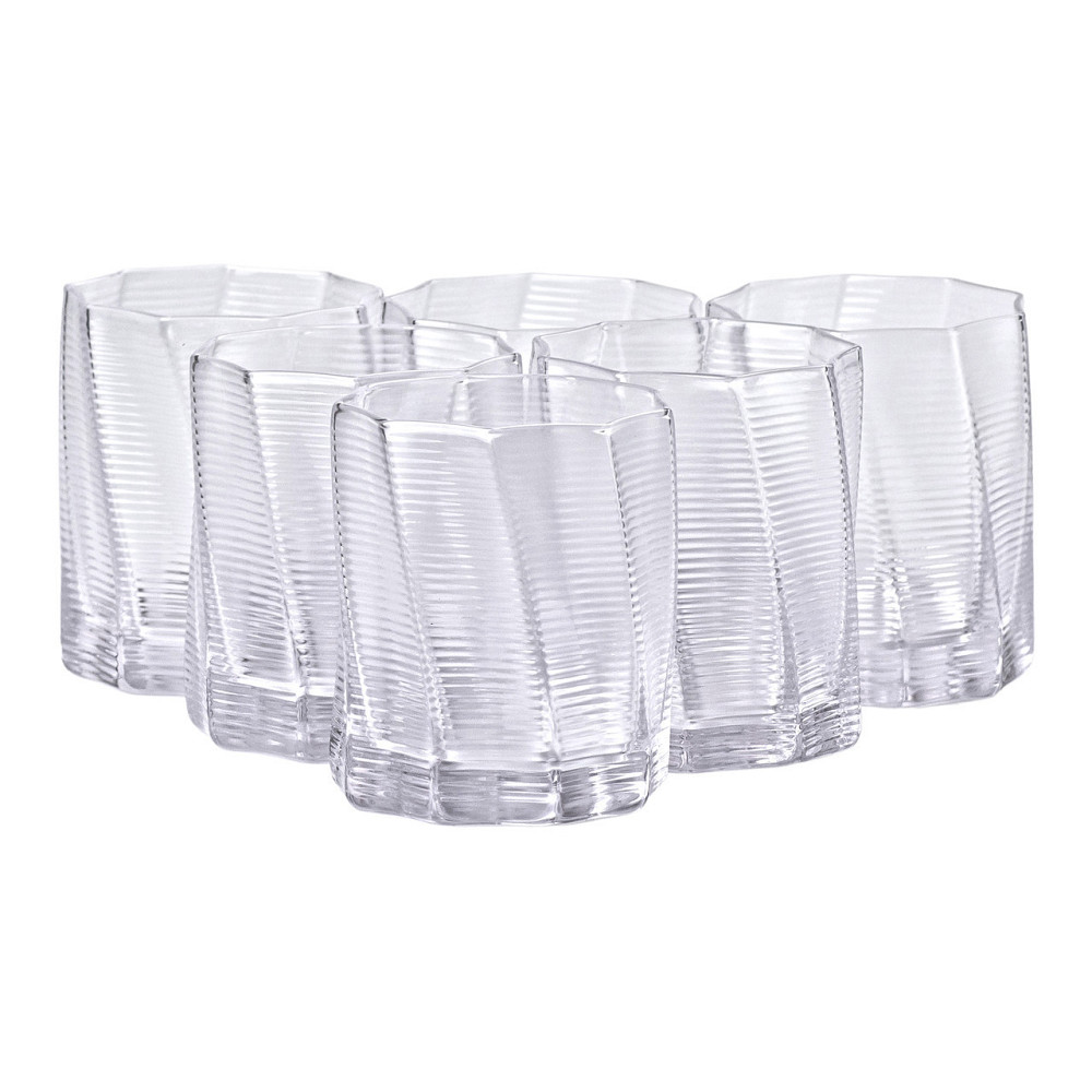 Набор из шести стаканов объемом 300 мл для лимонада, сока и коктейлей HP-16-15 Киев - изображение 1