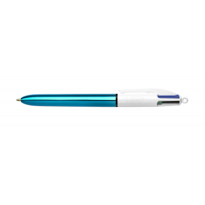 Ручка масляная Bic 4 в 1 Colours Shine Blue, голубая (bc982874) Винница - изображение 1