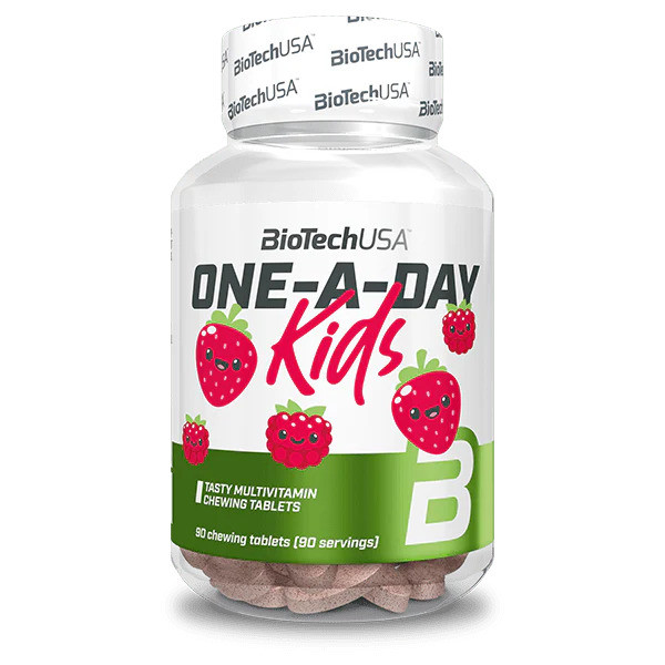 Комплекс мультивітамінів для дітей Biotech One a Day Kids 90 tabs (Strawberry-raspberry) Луцьк - фото 1