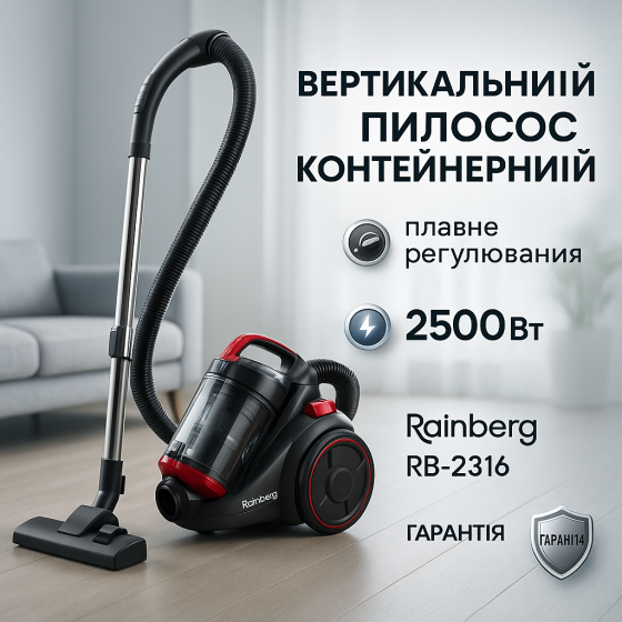 Відмінний ручний пилосос Rainberg, Вертикальний пилосос ручний з потужним потоком CL-99 Львів