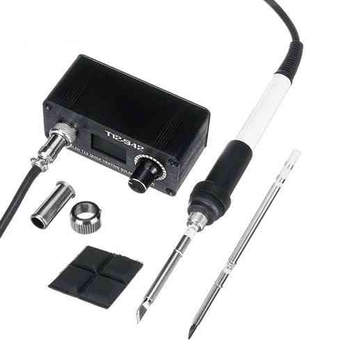 Мини паяльная станция QUICKO T12-942 с OLED дисплеем совместима с жалами Hakko T12 Киев