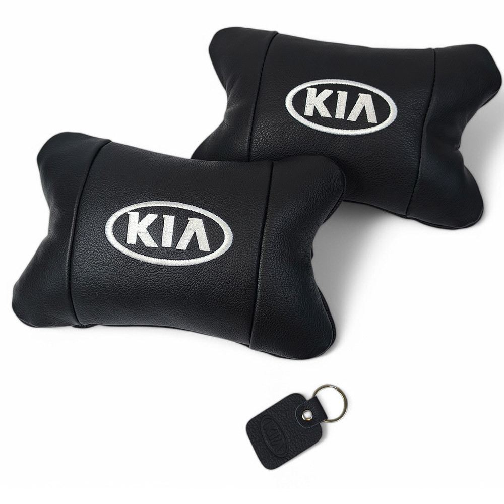 Подушка для поддержки головы в машине Kia, Подушки на кресло в авто, Сувенирные автомобильные подушки HG-49 Львов - изображение 1