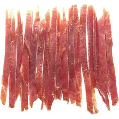 Лакомство для собак Lucky Star Соломка из утиного вяленого мяса ≈11 см 500 г (4820144201127) Винница