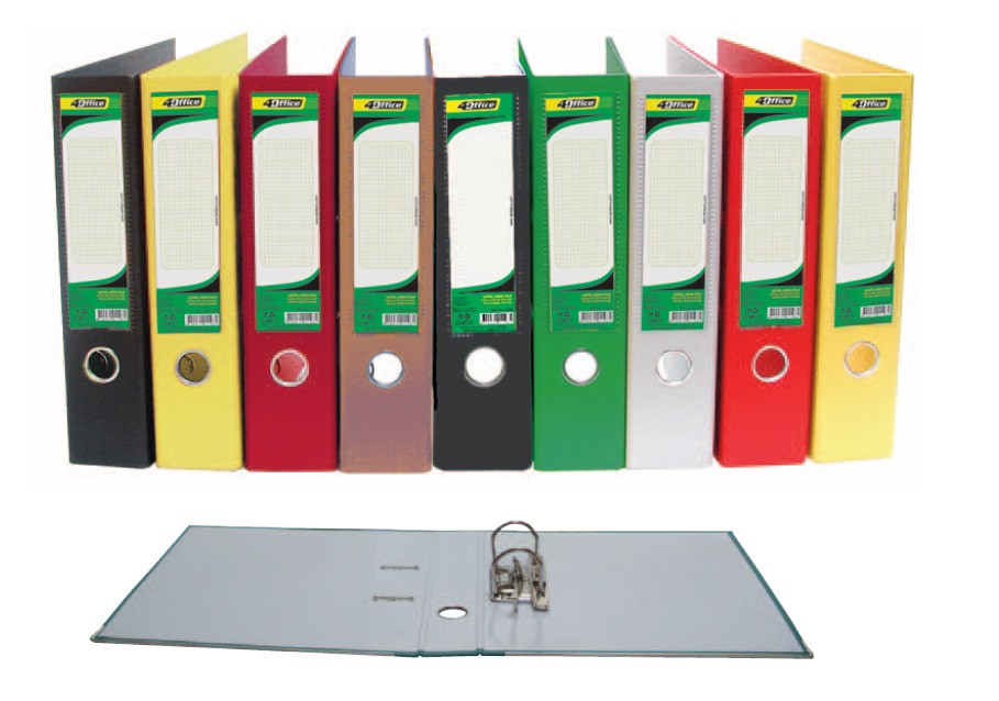 Папка-реєстратор A4/70 мм "4Office" фіолетовий, 4-246-98, шт Київ - фото 1