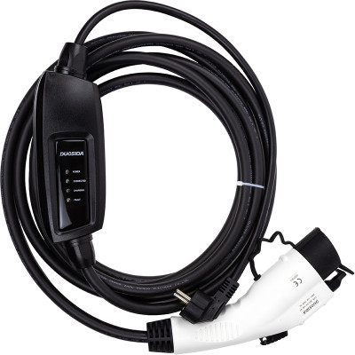 Зарядний пристрій для електромобіля Duosida Type 1 - Schuko (220V), 16A, 3.6кВт, 1-фазное, 5м (EV200269) Вінниця - фото 1