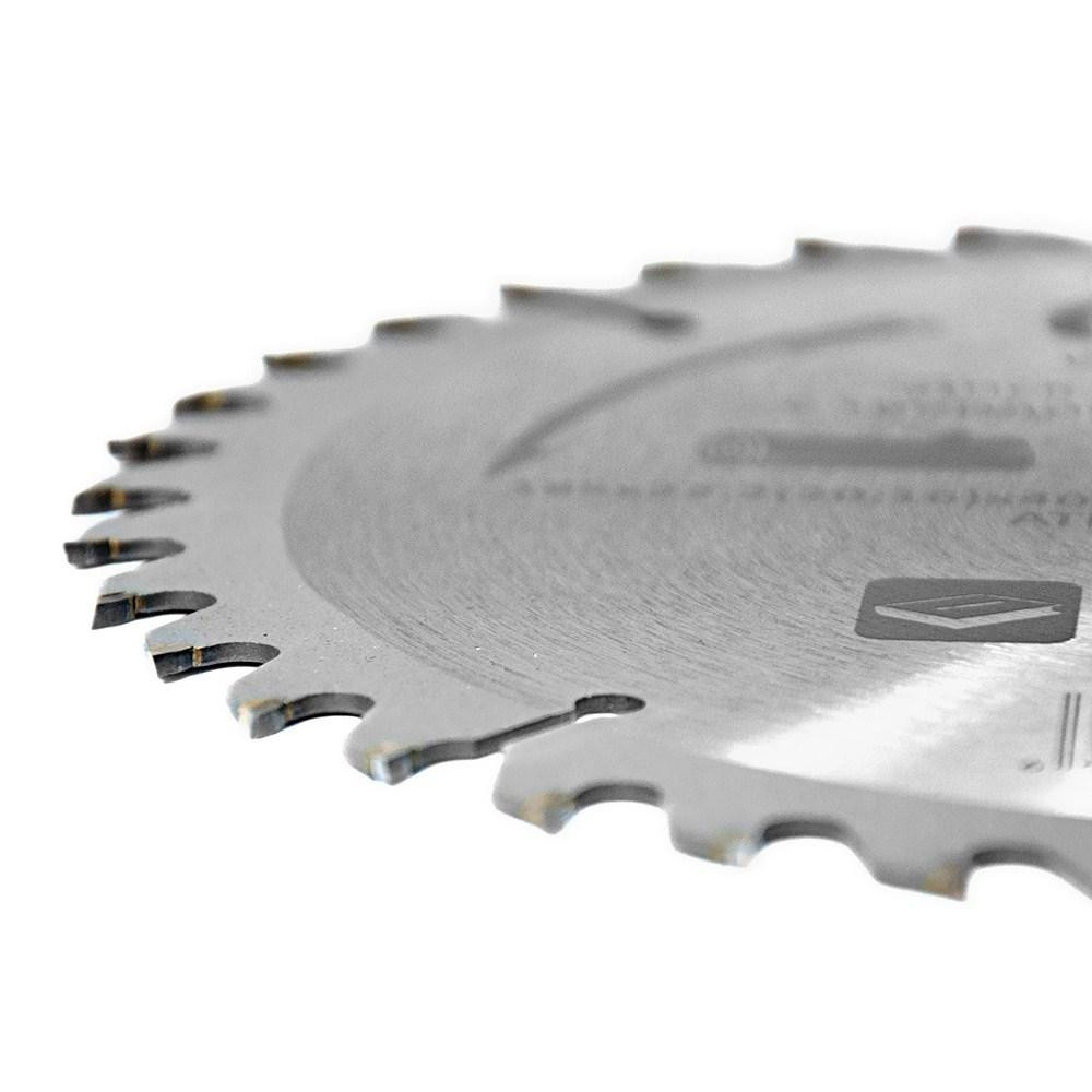 Диск пильный по дереву с твердосплавными напайками Ø185×22.2 (20; 16)×40Т, 8000об/мин GRAD (1957745) Ровно - изображение 2