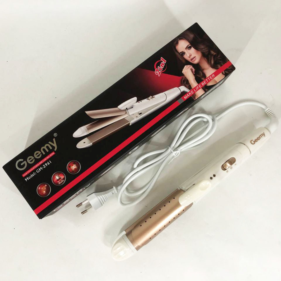 Плойка праска гофре випрямляч GEMEI GM-2961, Плойка гофре для волосся, Праска для волосся вузька FJ-62 Львів - фото 15