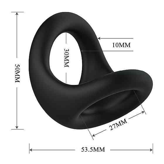 Ерекційне кільце Crazy Bull - Nestor Silicone Cock Ring, BI-210237 Sex Aura Київ