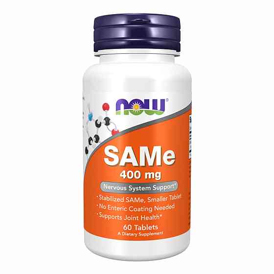 C-Аденозил-Л-Метионин Now Foods SAM-E 400mg 60 таб Киев