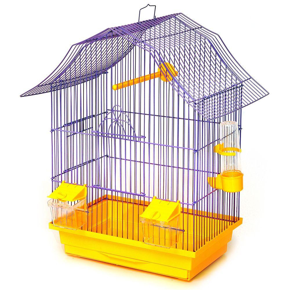 Компактна клітка Міні-2 для малих птахів оцинкована (33 х 23 х 47 см), Лорі Київ - фото 2