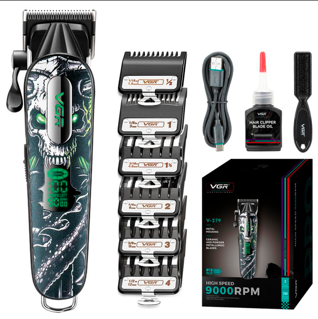 Машинка для стрижки VGR V-279 GREEN Днепр - изображение 1