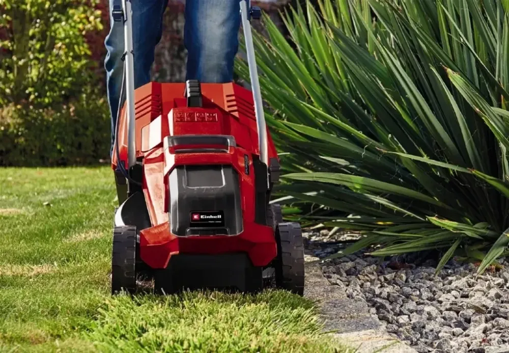 Профессиональная газонокосилка аккумуляторная Einhell GE-CM 18/32 Li-Solo: 18V. 32см ширина Киев - изображение 6