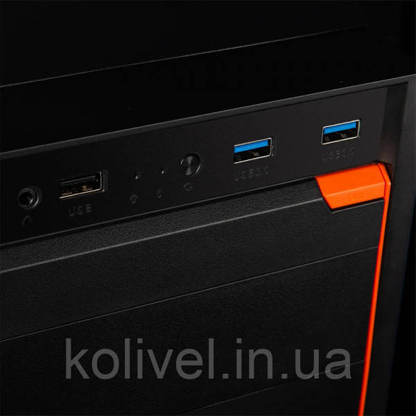 Корпус LogicConcept J23 USB 3.0x2+2.0x2 BLACK без БЖ ATX (AT-J023-10-0000000-0002) Киев - изображение 5