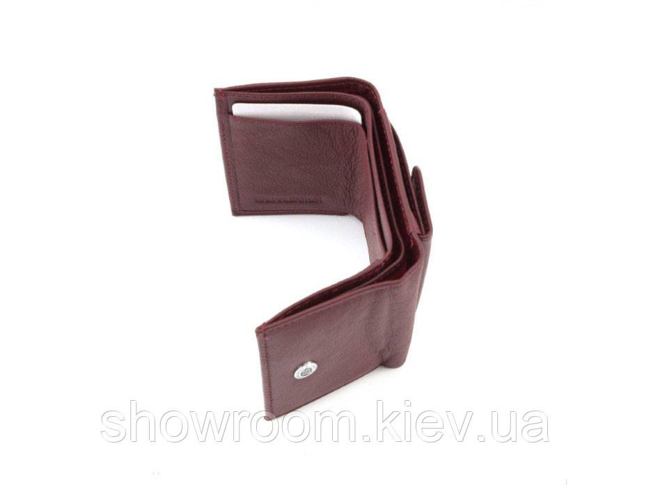 Недорогий жіночий шкіряний гаманець (4401) бордовий Київ - фото 2