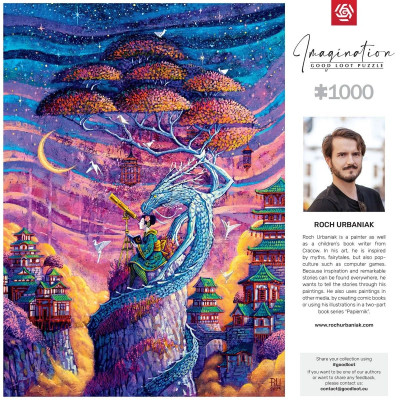 Пазл GoodLoot Imagination: Roch Urbaniak Sakura &amp; Ryu 1000 ел. (5908305249740) Вінниця - фото 8