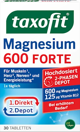 Taxofit Magnesium 600 Forte Depot Tabletten 30 St таксофіт Таблетки Магній 600 Форте Депо 30 шт. Київ