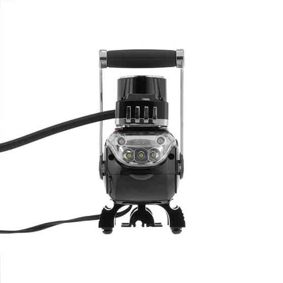 Компресор автомобільний INTERTOOL AC‑0003 12 В, два циліндра 30 мм компресор для автомобіля Львів