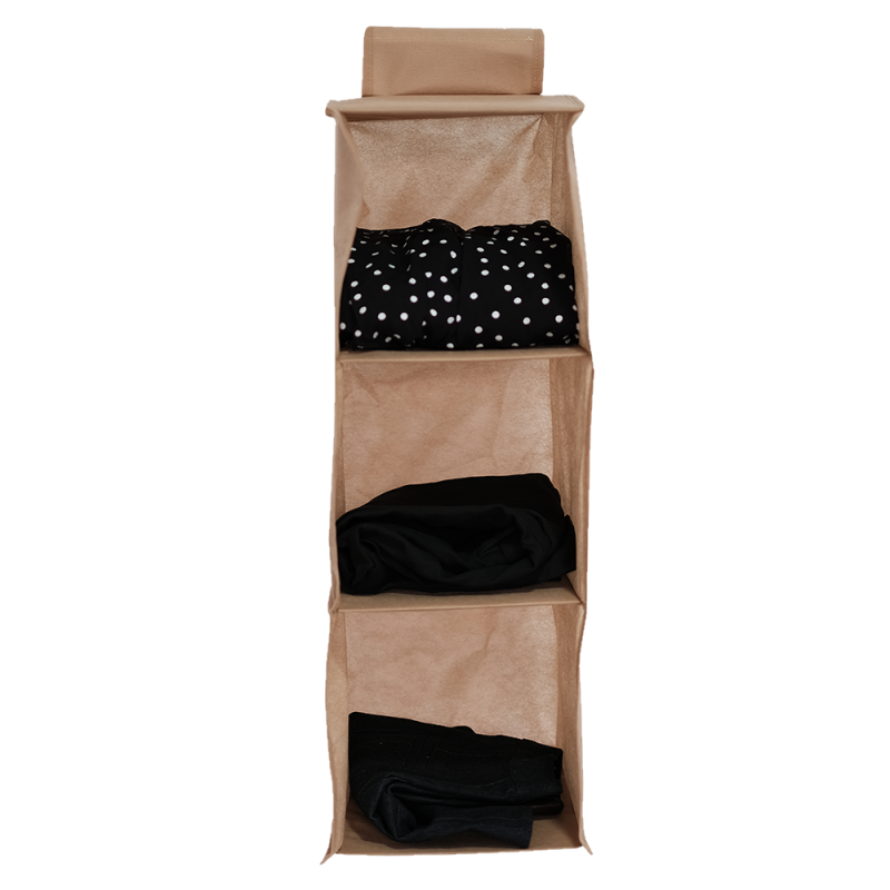 Подвесные полочки органайзер для хранения вещей 62x20x30 см M HP-M (Бежевый) Сумы - изображение 3