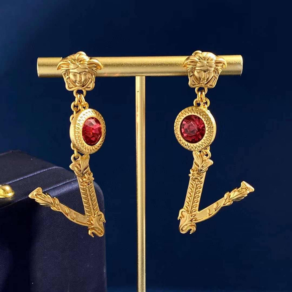 Брендові сережки Версаче/Versace, позолота Одеса - фото 1