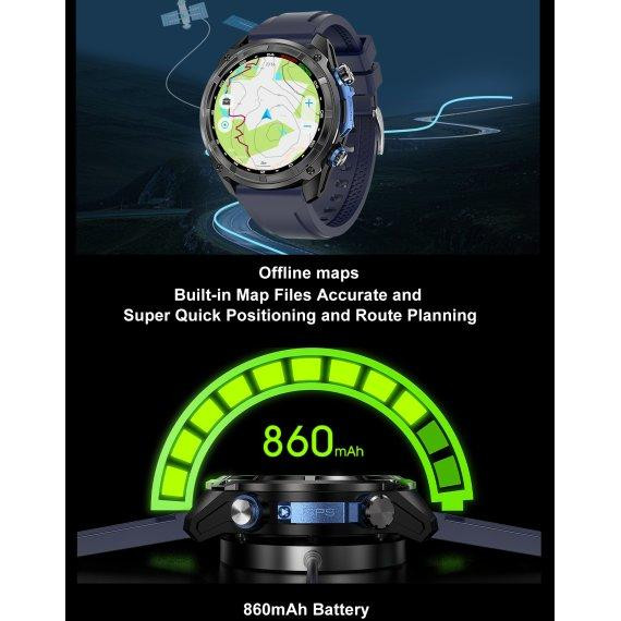 Годинник наручний смарт Smart Navigation Pro з GPS (2 ремінці) Київ - фото 10