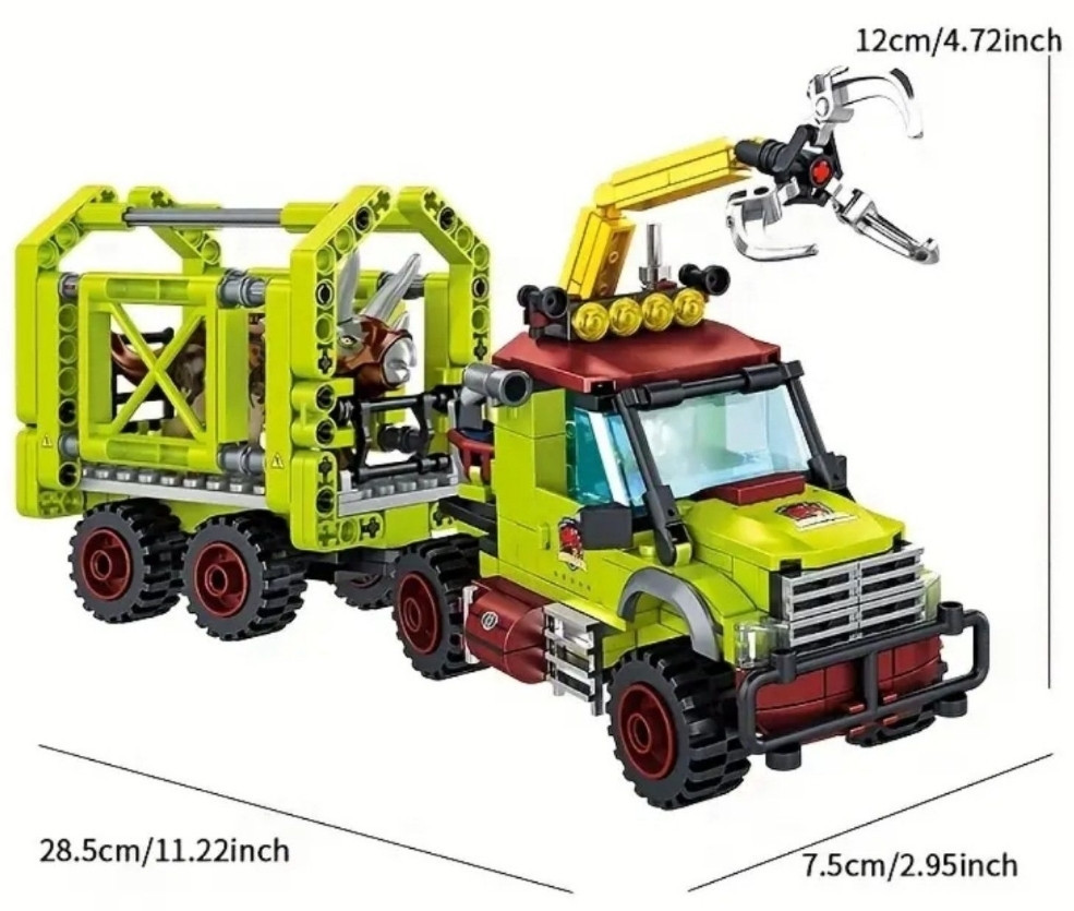 Конструктор Jurassic Park 517 шт блоков Лего Парк Динозавров. Харьков - изображение 5