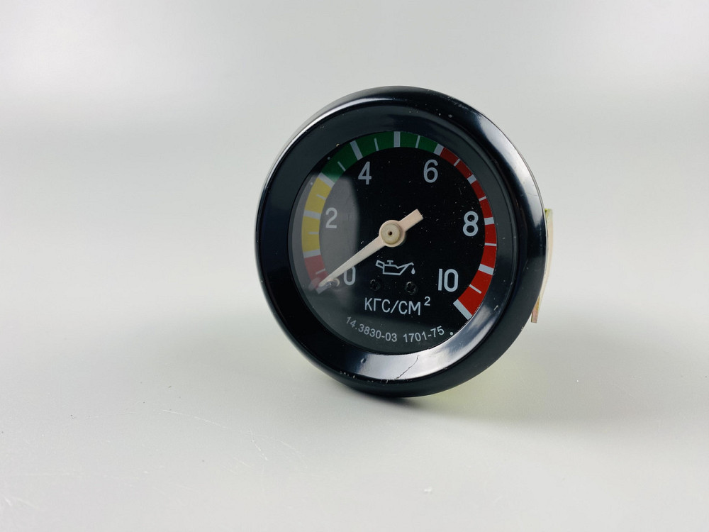 Показник тиску оливи двигуна манометр механічний МД-226 МТЗ ЮМЗ Т16 Т40 та іншої спецтехніки Мукачево - фото 1