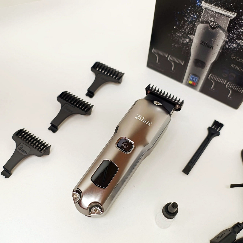 Електромашинка для стрижки, Аккумуляторная машинка-триммер для стрижки волос Триммер висков BD-27 Львов - изображение 5