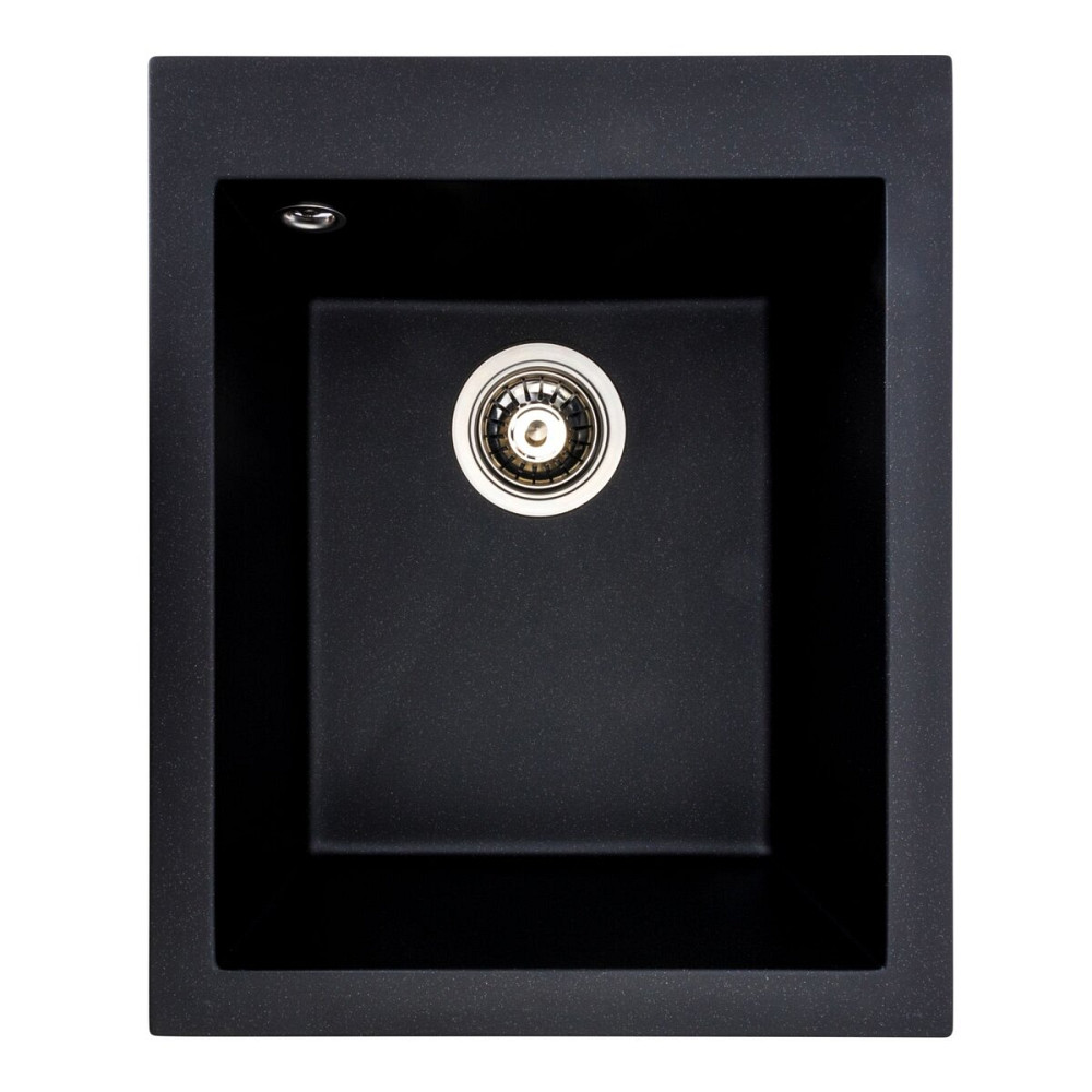 VALESO Гранітна мийка для кухні VALESO SOKIL 4150 матова Чорний металік Коломыя - изображение 16