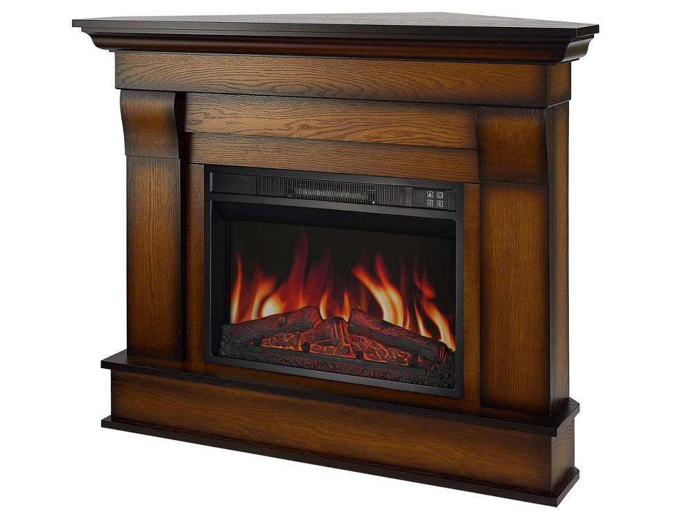 Каминокомплект угловой ArtiFlame Albion Corner AF23S дуб антик с обогревом и звуком горения огня Львов - изображение 2