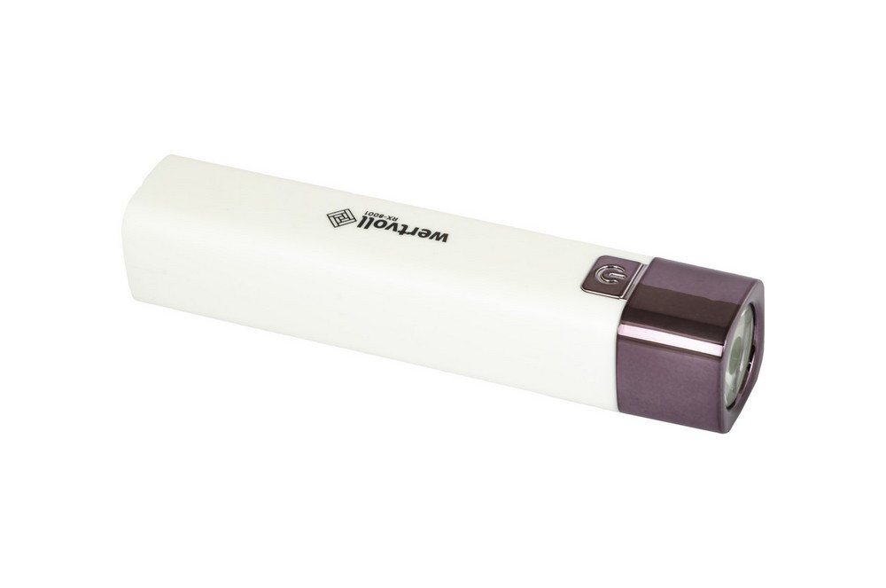 WERTVOLL Ліхтар WERTVOLL 3 режими LED Li-ion 1200 mAh/t 7000 K/80 lum powerbank ABS 122х25 мм W Коломия - фото 4