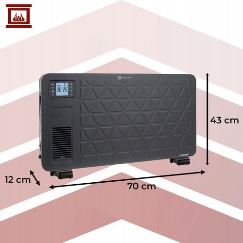 Электрический конвекторный обогреватель с пультом WiFi Kaminer (26403) 2300 Вт Нововолынск - изображение 10