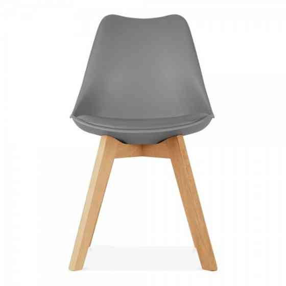 Стілець Тор м'який обідній сірий Дніпро