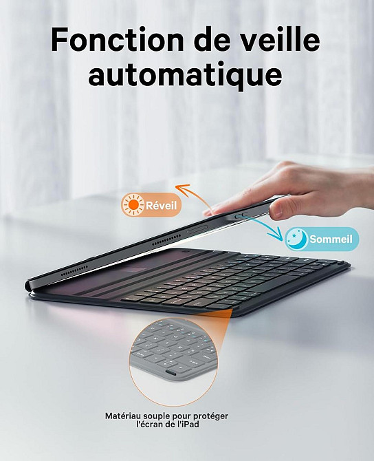 Магнитный чехол CHESONA A2902 с клавиатурой для iPad Air 11 Inch (M3/M2, 2025/2024) Pro 11 (4th/3rd/2nd/1st Gen) & Air 5th/4th Днепр - изображение 5